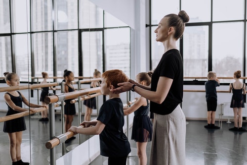 Ballet dancer performing at a Bristol event