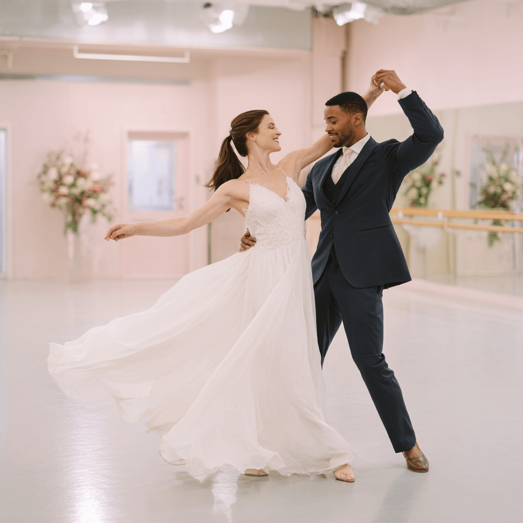Wedding dance instruction at Bristol Dance Centre